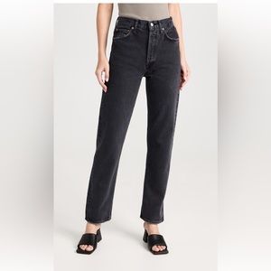 90s Pinch Waist High Rise Straight Jeans